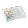 12Pcs 3 Colors Brass Screw On Clip-on Earring Findings KK-FS0001-29-6
