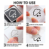 Flower PVC Stamps DIY-WH0582-0054-7