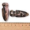 Natural Rhodonite Craved Sword Model Ornament DJEW-C019-02G-3