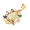 Religion Brass Pave Cubic Zirconia Pendants CU-CBA83A6-01B-G01-2