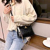3 Sets 3 Colors Zinc Alloy Curb Chain Bag Straps FIND-GN0001-23-7