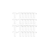 24Pcs Acrylic Craft Honeycomb Dowel Pins FIND-BC0013-60C-7