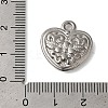 Non-Tarnish 304 Stainless Steel Pendants X-STAS-N103-57P-3