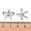 Brass Micro Pave Cubic Zirconia Pendants KK-N264-04P-3