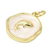 Ocean Theme Brass Enamel Pendants LS-KK-H270-06G-05-2