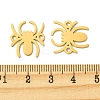 201 Stainless Steel Connector Charms STAS-U003-03G-3