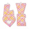 Opaque Acrylic Pendants BACR-D002-08E-1