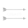 316L Surgical Stainless Steel Arrow Bar Industrial Barbell Cartilage Earrings FS-WG6688D-07-2