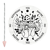 CRASPIRE 1Pc Cone/Spike/Pendulum Natural Rose Quartz Stone Pendants DIY-CP0007-71B-1