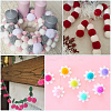 120Pcs 4 Colors  Polyester Pompom Ball FIND-SC0019-66A-7