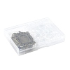 DIY Rectangle Pendant Making Kits DIY-FS0009-38-6