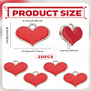 20Pcs Alloy Enamel Pendants ENAM-LP0001-62-2