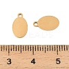 201 Stainless Steel Pendants STAS-Z195-02G-02-3