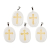 Natural Quartz Crystal Pendants G-S392-01F-1