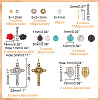 DIY Rosary Beaded Style Necklaces Bracelet Making Finding Kit DIY-AR0003-73-2