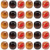 90pcs 3 Colors Dyed Natural Wood Beads WOOD-PA0001-26-7