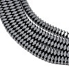 Electroplate Non-magnetic Synthetic Hematite Beads Strands G-O009-B01-4