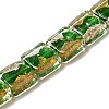 Handmade Gold Foil and Silver Foil Lampwork Beads FOIL-C001-01B-03-1