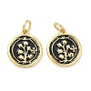 Brass Micro Pave Cubic Zirconia Pendants KK-S338-10G-1