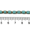 Electroplate Glass Beads Strands X-EGLA-P061-02A-04-4