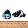 Epoxy Resin Butterfly Wing Pendants RESI-T057-86A-3