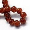 Baking Paint Imitation Jade Glass Round Bead Strands DGLA-Q021-6mm-11-2