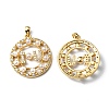 Plastic Imitation Pearl Pendants KK-P235-10G-1