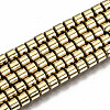 Electroplate Non-magnetic Synthetic Hematite Beads Strands G-T114-61-LG-1