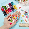 100Pcs 10 Colors Synthetic Turquoise Beads Strands TURQ-AR0001-51-3