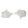 Brass Filigree Animal Pendants KK-G468-37P-2
