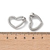 304 Stainless Steel Spring Gate Clasps STAS-A193-02P-3
