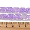 Transparent Crackle Glass Beads Strands GLAA-NH0001-04F-4