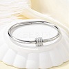 304 Stainless Steel Rhinestone Bangles for Women BJEW-Z092-04P-2
