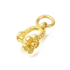 Rack Plating Brass Micro Pave Cubic Zirconia Ice Pick Pinch Bails KK-F883-16G-02-2
