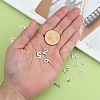 Tarnish Resistant 201 Stainless Steel Number Charms STAS-S035-M-4