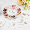 DIY Natural Mixed Gemstone Jewelry Set Making Kit DIY-WR0004-25-3