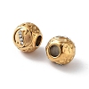 Ion Plating(IP) 304 Stainless Steel Rhinestone European Beads STAS-A092-10S-G-2