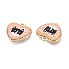 Valentine's Day Printed Alloy Pendants PALLOY-SZC0008-15C-2