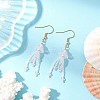 304 Stainless Steel Dangle Earrings EJEW-MZ00454-01-1