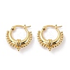 Chunky Small Huggie Hoop Earrings for Women EJEW-C002-24G-RS-1