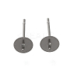 Anti-Tarnish 304 Stainless Steel Stud Earring Findings STAS-P370-01C-P-1