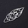 Tarnish Resistant 201 Stainless Steel Big Filigree Pendants LS-STAS-T049-T698-1-2