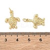Brass Micro Pave Cubic Zirconia Animal Pendants KK-H280-05A-G-3
