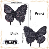 Ppolyester & Resin Thread Iron on/Sew On Patches PATC-WH20007-05D-2