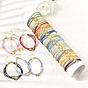 Polyester Multi-Strand Bracelets FB-CBA983F-02G-1