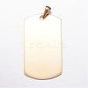 Ion Plating(IP) 304 Stainless Steel Pendants STAS-G077-01G-2
