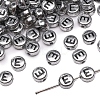 50Pcs Silver Plating Acrylic Beads PW-WG2E8AD-22-1