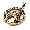 304 Stainless Steel Pendants LS-STAS-Z067-01G-2