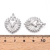 304 Stainless Steel Pendants STAS-N109-207P-3