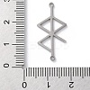 304 Stainless Steel Amulet Rune Love Peace Connector Charms LS-STAS-S149-09P-3